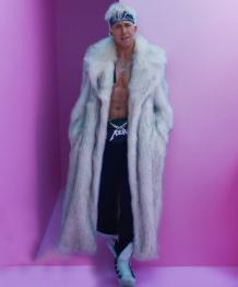 Barbie Movie Ryan Gosling Ken Fur Coat - usaleatherfirm