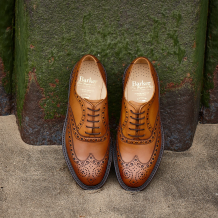 Charles - Men's handmade Leather Brogue Shoe by Barker