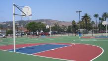 Outdoor Basketball Court Construction