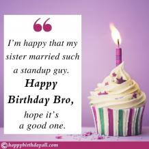 Happy Birthday wishes for brother