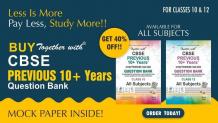 Buy CBSE Previous Years Question Bank for Class 10 and 12