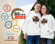 Stylish The Boss Couple Hoodies Online | Punjabi Adda