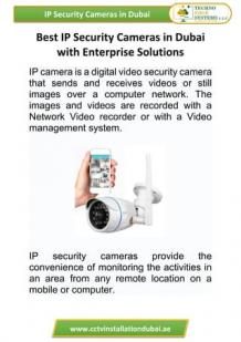 IP Security Cameras in Dubai with Enterprise Solutions