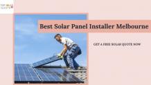 Best Solar Panel Installer Melbourne: What Points To Consider?