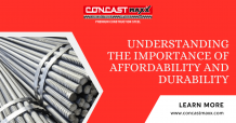 Best TMT Bar Brand - Concast Maxx | Importance of Affordability and Durability
