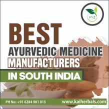 Best Ayurvedic Medicine Manufacturers in South India