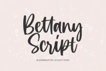 Bettany Script Font Free Download OTF TTF | DLFreeFont