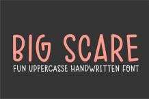 Big Scare Font Free Download OTF TTF | DLFreeFont