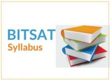 BITSAT Syllabus 2019 - English, Physics, Mathematics, Chemistry