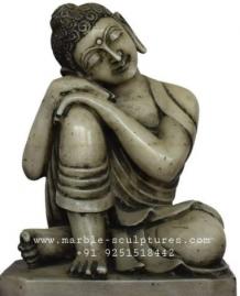 Marble Buddha statue | Black Buddha Statue For Home and Gardens