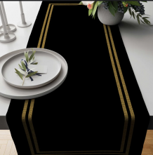 black table runners