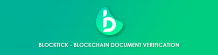   	Introduction to Blocktick - Blockchain Document Verification System  