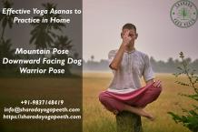 Effective Yoga Asanas to Practice in Home 