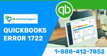 How to Fix QuickBooks Error 1722? | +1-888-412-7852