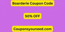 50% OFF Boarderie Coupon Code - JAN 2024 (Free Shipping)