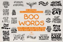 Boo Words Font Free Download OTF TTF | DLFreeFont