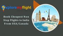 PPT - Book Cheapest Non stop flights to India from USA or Canada PowerPoint Presentation - ID:11754090