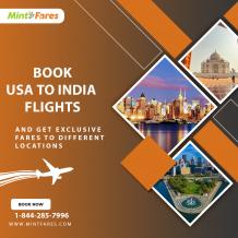 Book USA to India Cheap Flight Tickets