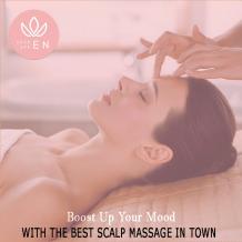 Boost up your mood with the best scalp massage in town