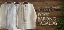 Custom made yet Stylish Boy’s Barong Tagalog  - Barongs R us