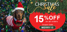  Shop all Your Pet essentials 15% Extra OFF this Christmas 