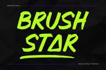 Brush Star Font Free Download OTF TTF | DLFreeFont