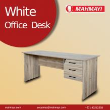white office desk 