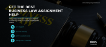 Business Law Assignment Help 