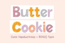 Butter Cookie Font Free Download OTF TTF | DLFreeFont