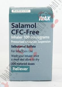 Buy Salamol CFC Free Inhaler for Asthma Online in the UK.