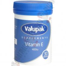 Buy Valupak Vitamin E Supplement Capsules Online in the Uk