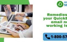 Quickly Remedies for your QuickBooks Email not Working error