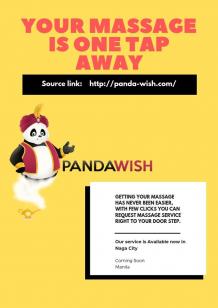 By Panda Wish Your Massage is One Tap Away 