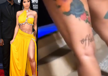Cardi B clap back to a follower who asked why she tattooed Offset’s name on her thigh (video)