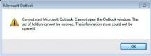 [Solved] Cannot start Microsoft Outlook. Cannot open the Outlook window. | FixitKB