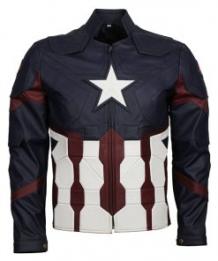 Captain America Costume Jackets - usaleatherfirm