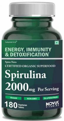  Buy Carbamide Forte Spirulina Tablets 2000mg Per Serving Certified 100% Organic &#8211; 180 Veg Tablets at Amazon .in - Health Care 