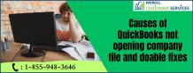 Troubleshooting: QuickBooks Not Opening company file 