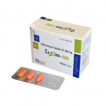 Cazino 500 Tablet, Azithromycin 500 Mg Tablets - Schwitz Biotech