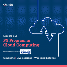 Explore our PG Program in Cloud Computing, in collaboration with KPMG.