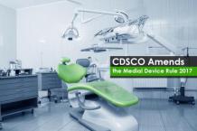 CDSCO announced two final amendments to Medical Device Rule 2017