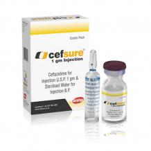 Cefsure 1gm Injection, Ceftazidime Injection Usp 1 Gm Sterilised Water For Injection - Schwitz Biotech