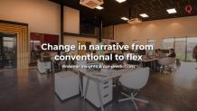 Change in narrative from conventional to coworking real estate