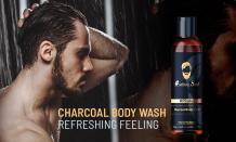 Hashtag Charcoal Body Wash for Men | Charcoal Body Wash for Skin Whitening