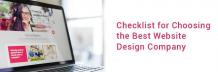 Checklist for Choosing the Best Website Design Company | Website Design Company