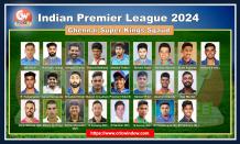 IPL 17 Chennai Super Kings Squad 2024 - cricwindow.com 