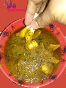 Homemade Chicken Curry Recipes Ingredient and Process in India. |