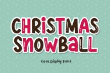 Christmas Snowball Font Free Download OTF TTF | DLFreeFont