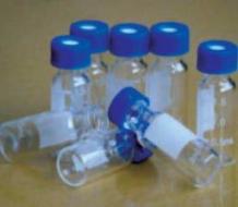 Axiflow – Chromatography Vials for HPLC, Amber Plain Vials, Plain Septa, Septum Vials