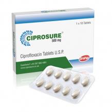 Ciprosure Tablet, Ciprofloxacin Tablet Usp 500 Mg - Schwitz Biotech